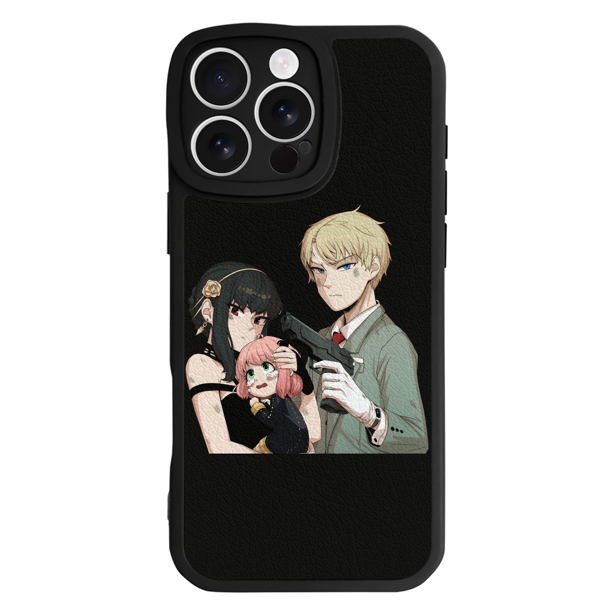 （画像用） SPY×FAMILY间谍家家酒 【iPhone 16シリーズ対応】シリコンスマホケース（レザー調） 材質：シリコン